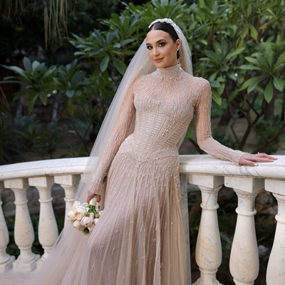 Rina Chibany Captivating Hearts In A Nicolas Gebran Couture Gown