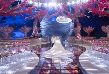 Elie Saab Bride Makes the Dreamiest Entrance to a Custom Song!