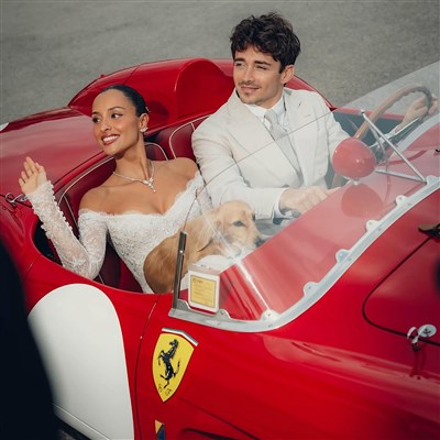 Charles Leclerc And Alexandra Take Over Monaco For Their Private Wedding